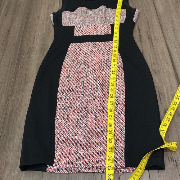 Anthropologie YOANA BARASCHI Colorblock Tweed Pencil Dress - Picture 11 of 11